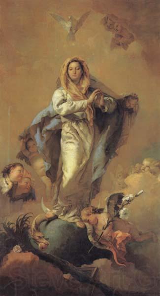Giovanni Battista Tiepolo The Immaculate Conception Spain oil painting art